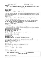 Giáo án phương pháp mới   toán 9  bồi dưỡng phụ đạo năm 2018