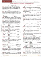 Quy tắc đếm, hoán vị, chỉnh hợp, tổ hợp