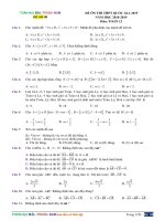 Bộ đề ôn thi THPTQG 2019 theo tiến độ học trên lớp 