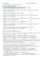 CÁC DẠNG bài tập ESTE