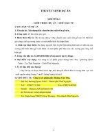 Bản thuyết minh dự án xây dựng dây truyền sản xuất viên nén gỗ