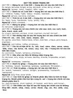 13 QUI tăc ĐÁNH TRỌNG âm HAY