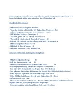 tổng hợp tác dụng nút bàn phím