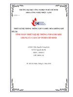 thiết kế hệ thống gió và điều hòa không khí