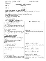 GIÁO ÁN LỚP 5 THEO HƯỚNG PHÁT TRIỂN NĂNG LỰC TUẦN 9 NĂM 2018