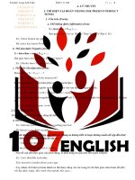 Lesson 8 Present perfect & Present perfect continuous