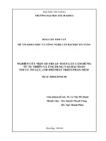 Nghiên cứu một số thuật toán lấy cảm hứng từ tự nhiên và ứng dụng vào bài toán tối ưu nỗ lực, chi phí phát triển phần mềm (tt) 