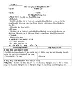 GIÁO AN LỚP 5 THEO HƯỚNG PHÁT TRIỂN NĂNG LỰC TUẦN 8  HAI BUỔI