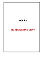 Đồ án hệ thống báo cháy dùng pic