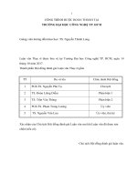 Các yếu tố tác động đến sự hài lòng của khách nội địa tại điểm đến du lịch tỉnh an giang 