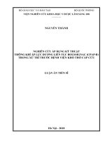 Nghiên cứu áp dụng kỹ thuật thông khí áp lực dương liên tục Boussignac (CPAP-B) trong xử trí trước bệnh viện khó thở cấp cứu (FULL TEXT)