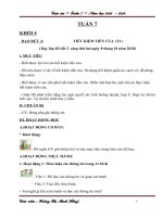 Giáo án chuyên biệt tuần 7 năm học 2018 2019  (1) 