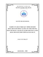 Nghiên cứu hoàn thiện quy trình chế biến rong nho nuôi trồng tại phú yên theo phương pháp ướp muối và đánh giá sự biến đổi chất lượng rong nho muối theo thời gian bảo quản 