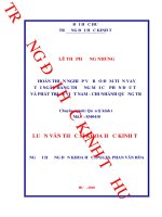 HOÀN THIỆN NGHIỆP vụ bảo đảm TIỀN VAY tại NGÂN HÀNG THƯƠNG mại cổ PHẦN đầu tư và PHÁT TRIỂN VIỆT NAM   CHI NHÁNH QUẢNG TRỊ 