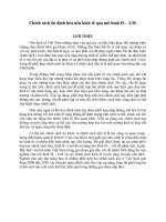 Chính sách ổn định hóa nền kinh tế qua mô hình IS LM