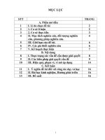 Sáng kiến kinh nghiệm một số biện pháp tập huấn ban chỉ huy liên chi đội, nhằm nâng cao các hoạt động đội trường tiểu học mỹ phước a 