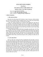 Sáng kiến kinh nghiệm ứng dụng công nghệ thông tin nhằm nâng cao hiệu quả công tác đội 