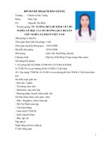 Bài giảng về cnxh và con đg đi lên cnxh