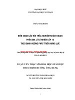 Biên soạn câu hỏi trắc nghiệm khách quan phần địa lí tự nhiên lớp 12 theo định hướng phát triển năng lực (tt) 