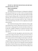 Sáng kiến kinh nghiệmbiện pháp tập huấn BCH liên đội theo mô hình trường học mới 