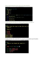 Giải bài tập shell linux cơ bản
