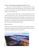 Các lưu ý về việc bảo dưỡng và sử dụng dây buộc tàu