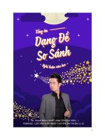 Tài liệu ôn thi THPT Quốc Gia môn Văn “Tổng ôn dạng đề so sánh”