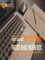 Copywriting -  Nghệ thuật thu hút và tạo dựng của các thương hiệu