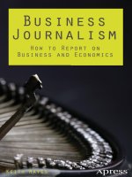 Business journalism  how to report on business and economics dr soc 