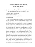 SKKN MỘT SỐ PHƯƠNG PHÁP DẠY TỪ VỰNG CHO HỌC SINH LỚP 3