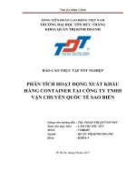BAO CAO THUC TAP LAM THI THU YEN   DH tôn đức THẮNG PHÂN TÍCH HOẠT ĐỘNG XUẤT KHẨU HÀNG CONTAINER TẠI CÔNG TY TNHH VẬN CHUYỂN QUỐC TẾ SAO BIỂN