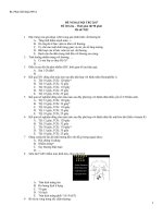 ĐỀ thi môn nội TRÚ hệ NGOẠI 2017 