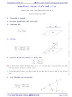 Sử dụng phương pháp tỉ số thể tích giải quyết bài toán thể tích khối đa diện