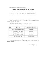 Nghiên cứu các yếu tố ảnh hưởng đến chi phí an toàn lao động (ATLĐ) và đề xuất mô hình dự báo định lượng về chi phí ATLĐ trong công trình xây dựng trên địa bàn tp HCM 