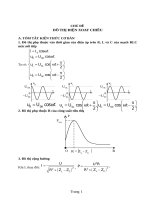 bài tập đồ thị điện xoay chiều