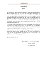 QUY TRÌNH GIAO NHẬN HÀNG HÓA XUẤT KHẨU NGUYÊN CONTAINER BẰNG ĐƯỜNG BIỂN TẠI CÔNG TY CỔ PHẦN THỰC PHẨM TINH TÚY