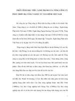 Phân tích mục tiêu cạnh tranh của tổng công ty phát triển hạ tầng và đầu tư tài chính việt nam 