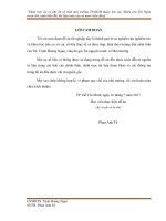 Phân tích rủi ro dự án vệ sinh môi trường TP  hồ chí minh thuộc lưu vực nhiêu lộc   thị nghè trước bối cảnh biến đổi khí hậu toàn cầu và nước biển dâng 