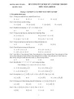 Đề cương ôn tập học kỳ 1 toán 10 năm 2018 – 2019 trường THPT yên hòa – hà nội 