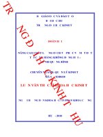 Nâng cao chất lượng dịch vụ phục vụ mặt đất tại cảng hàng không đồng hới, tỉnh quảng bình