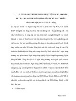 CẠNH TRANH TRONG HOẠT ĐỘNG CHO VAY bán lẻ của CHI NHÁNH NGÂN HÀNG đầu tư và PHÁT TRIỂN ĐÔNG hà nội 