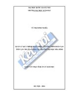 LUẬN VĂN TỐT NGHIỆP : QUẢN LÝ QUÁ TRÌNH PHÁT TRIỂN CHƯƠNG TRÌNH ĐÀO TẠO TIẾP CẬN CHUẨN AUNQA TẠI TRƯỜNG ĐẠI HỌC HÒA BÌNH