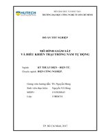 Mô hình giám sát và điều khiển trại trồng nấm tự động 