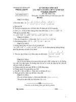 Đề thi HSG 9 cấp huyện môn Toán  2018 2019  (ĐS - T10)