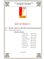 Điều khiển và giám sát các thiết bị điện trong nhà thông qua mạng internet