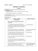 Giáo án tiểu học môn tiếng anh tuần 8 soạn theo định hướng PTNLHS năm học 2018 2019 
