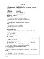 giáo án khám phá khoa học 5 tuổi