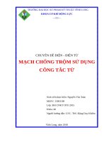 sơ đồ mạch chống trộm trên xe 1
