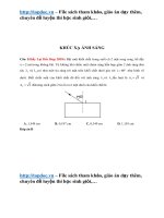 VL11 c6  tuyển chọn 150 câu hỏi khúc xạ phản xạ toàn phần từ các đề thi năm 2018 