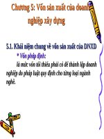 Slide bài giảng kinh tế xây dựng chương  5 